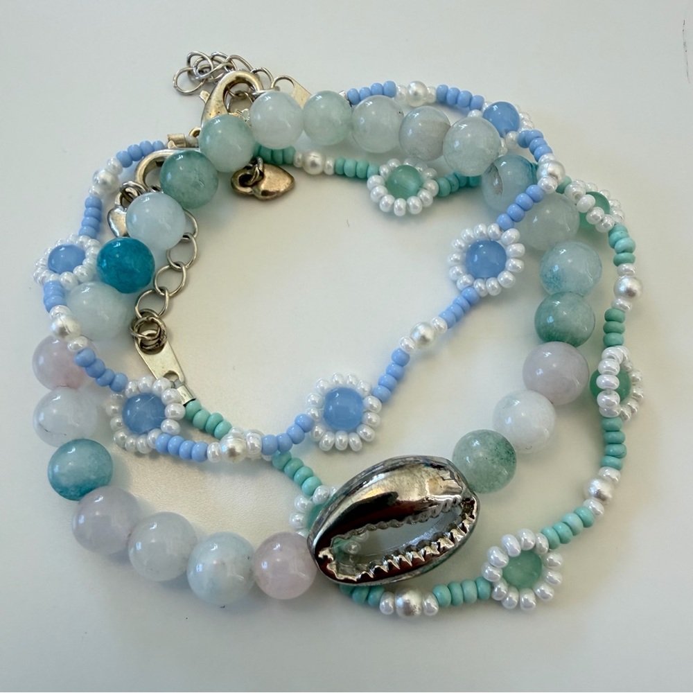 Ocean Beaded Bracelet Set 3